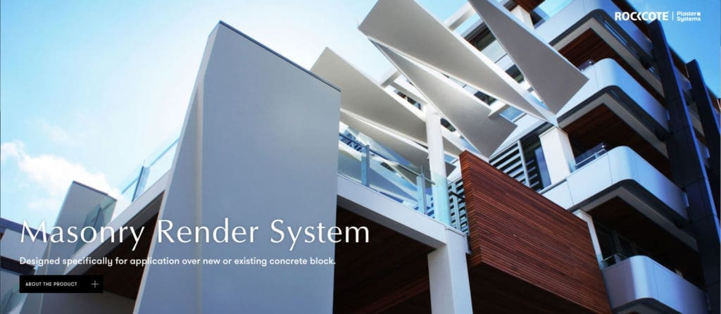 masonary render system